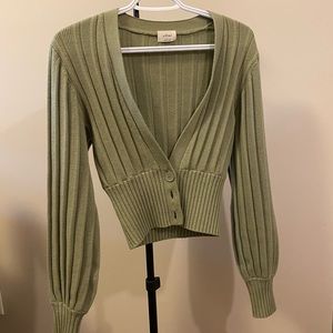 WILFRED PLUNGE FRONT CARDI